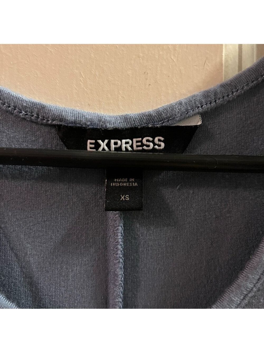 Express Blue Sleeveless Lightweight Dress - Picture 2 of 3